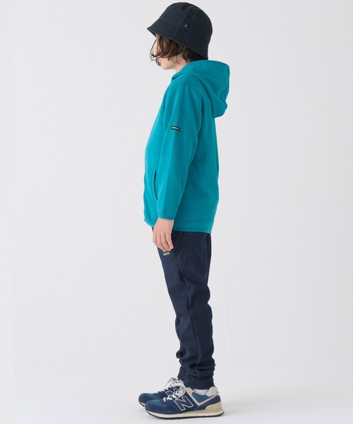 KRIFF MAYER Kid's Collection(クリフメイヤーキッズコレクション)の「伸びWフェイスパーカー(パーカー・キッズ・チャコール/レンガ/グレー/ターコイズブルー・120/130/140/150/160/170)」の8枚目の写真