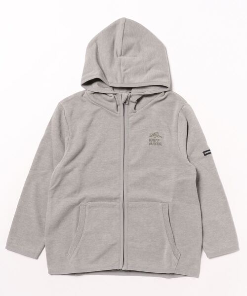 KRIFF MAYER Kid's Collection(クリフメイヤーキッズコレクション)の「伸びWフェイスパーカー(パーカー・キッズ・チャコール/レンガ/グレー/ターコイズブルー・120/130/140/150/160/170)」の19枚目の写真