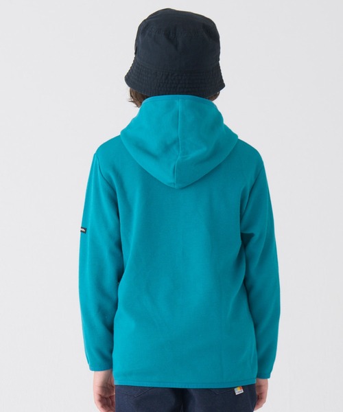 KRIFF MAYER Kid's Collection(クリフメイヤーキッズコレクション)の「伸びWフェイスパーカー(パーカー・キッズ・チャコール/レンガ/グレー/ターコイズブルー・120/130/140/150/160/170)」の6枚目の写真