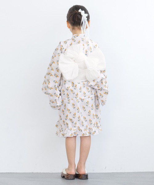 早い者勝ち！完売品！【floro by SOUBIEN】セパレート浴衣3点セット セール】floroセパレート浴衣セット 子ども キッズ （上着＋
