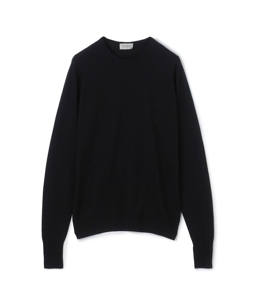 JOHN SMEDLEY(ジョンスメドレー)の「JOHN SMEDLEY MARCUS ウール クルーネックプルオーバー(ニット/セーター・メンズ・レッド/ブラック/カーキ・M/L)」の2枚目の写真