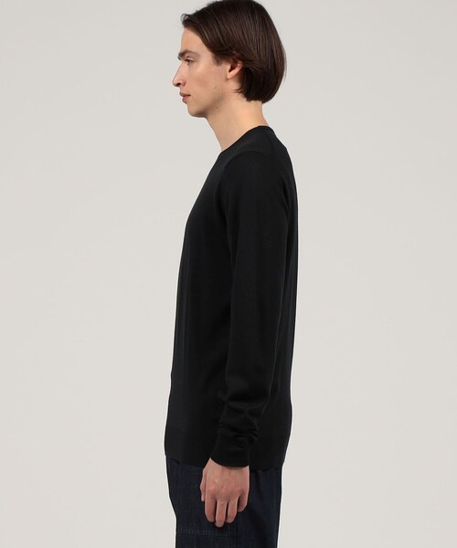JOHN SMEDLEY(ジョンスメドレー)の「JOHN SMEDLEY MARCUS ウール クルーネックプルオーバー(ニット/セーター・メンズ・レッド/ブラック/カーキ・M/L)」の11枚目の写真