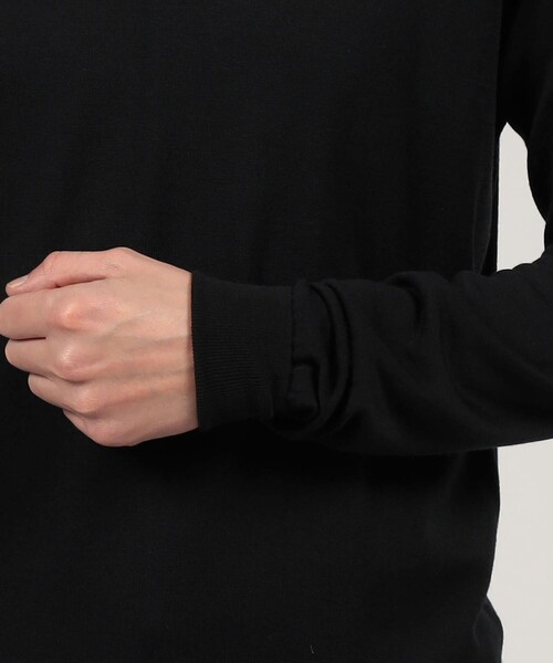 JOHN SMEDLEY(ジョンスメドレー)の「JOHN SMEDLEY MARCUS ウール クルーネックプルオーバー(ニット/セーター・メンズ・レッド/ブラック/カーキ・M/L)」の8枚目の写真