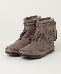 Minnetonka(~lgJ)́wMINNETONKAxnC gbv obN Wbp[ u[c HI TOP BACK ZIP BOOTS(u[c)