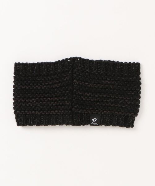 チャイハネ（チャイハネ）の「【チャイハネ】ペジ二ットヘアバンド（ヘアバンド・レディース・ブラック/カーキ/ベージュ・FREE）」の4枚目の写真