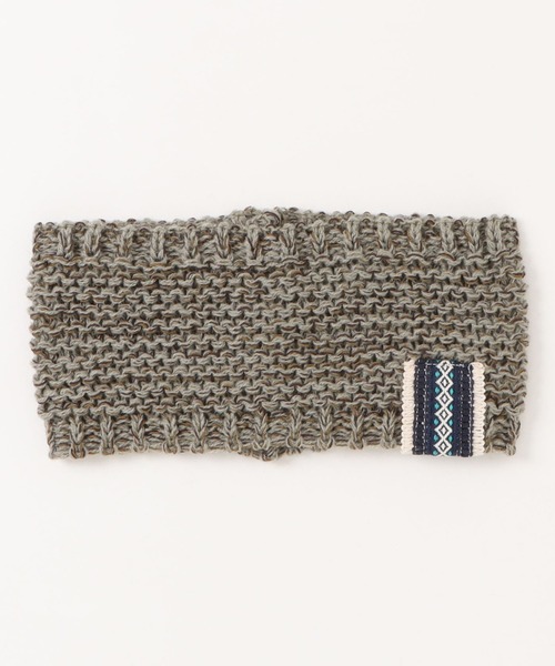 チャイハネ（チャイハネ）の「【チャイハネ】ペジ二ットヘアバンド（ヘアバンド・レディース・ブラック/カーキ/ベージュ・FREE）」の3枚目の写真