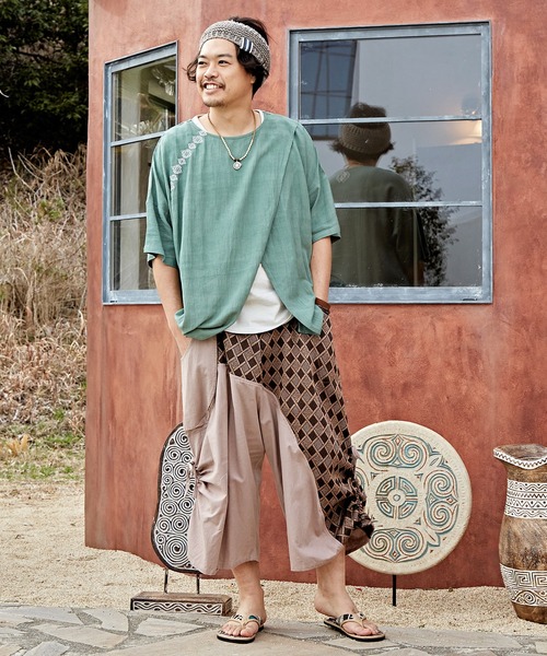 チャイハネ（チャイハネ）の「【チャイハネ】ペジ二ットヘアバンド（ヘアバンド・レディース・ブラック/カーキ/ベージュ・FREE）」の8枚目の写真