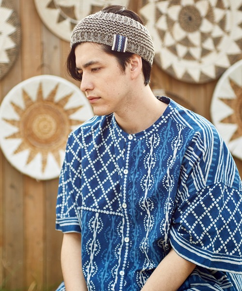 チャイハネ（チャイハネ）の「【チャイハネ】ペジ二ットヘアバンド（ヘアバンド・レディース・ブラック/カーキ/ベージュ・FREE）」の6枚目の写真