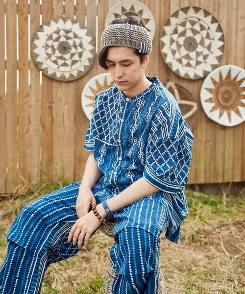 チャイハネ（チャイハネ）の「【チャイハネ】ペジ二ットヘアバンド（ヘアバンド・レディース・ブラック/カーキ/ベージュ・FREE）」の7枚目の写真