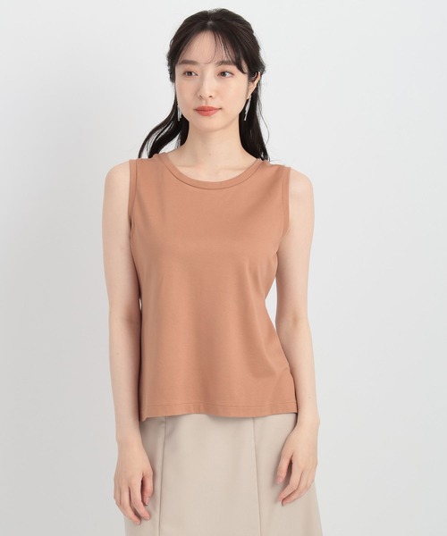 Andemiu(アンデミュウ)の「2WAYベルトツキノースリーブカットソー136108(Tシャツ/カットソー・レディース・オレンジ/ブラック/オフホワイト・FREE)」の13枚目の写真