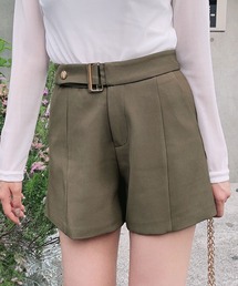 Newlyme | ハイウエストベルトショートパンツ(その他パンツ)