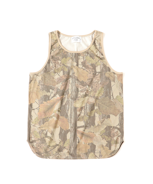 JOURNAL STANDARD relume（ジャーナルスタンダード　レリューム）の「フェイドカモ レイヤードラウンド タンクトップ（Tシャツ/カットソー・メンズ・ベージュ/ブラック系その他/カーキ・SMALL/MEDIUM/LARGE）」の3枚目の写真