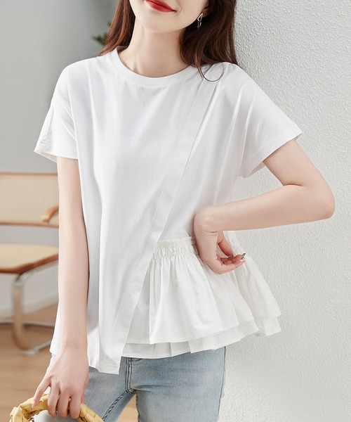 MAISON DE THERESE(メゾン ド テレーズ)の「綿Tシャツ(Tシャツ/カットソー・レディース・ブラック/ホワイト・S/M/L)」の6枚目の写真