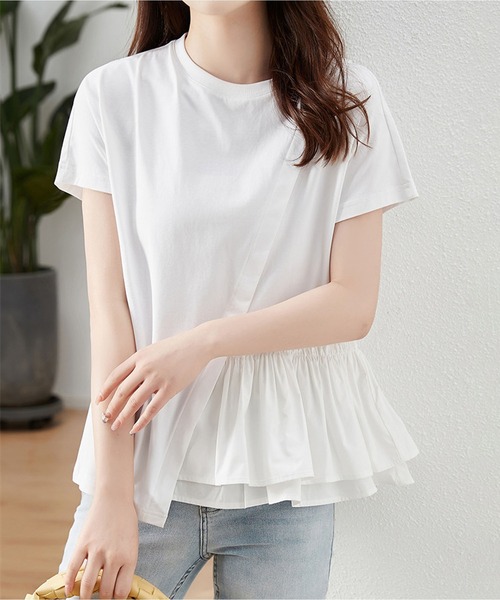 MAISON DE THERESE(メゾン ド テレーズ)の「綿Tシャツ(Tシャツ/カットソー・レディース・ブラック/ホワイト・S/M/L)」の7枚目の写真