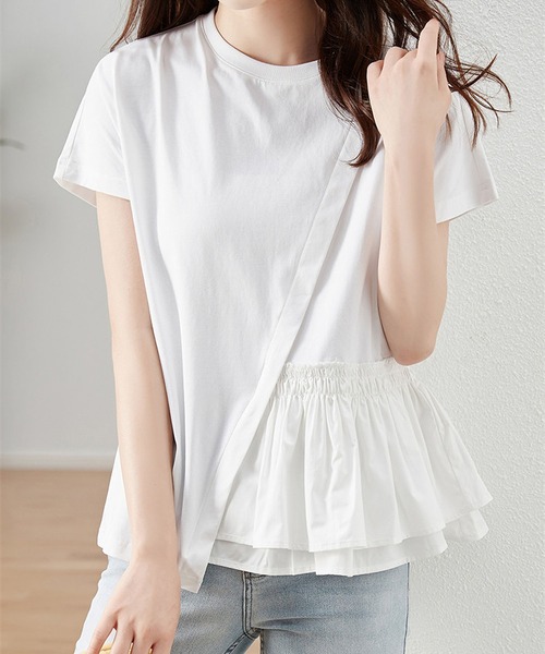 MAISON DE THERESE(メゾン ド テレーズ)の「綿Tシャツ(Tシャツ/カットソー・レディース・ブラック/ホワイト・S/M/L)」の8枚目の写真