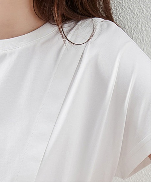 MAISON DE THERESE(メゾン ド テレーズ)の「綿Tシャツ(Tシャツ/カットソー・レディース・ブラック/ホワイト・S/M/L)」の12枚目の写真