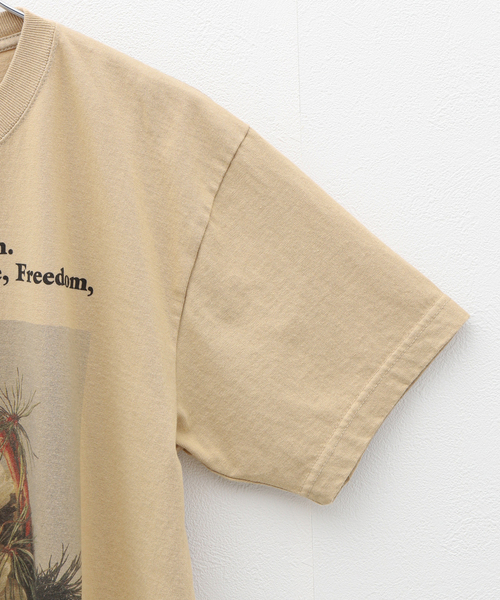 niche.（ニッチ）の「niche. Just a little Flowers T-Sh-Basket　HS24- JGC-02（Tシャツ/カットソー・メンズ・ベージュ・MEDIUM/LARGE）」の5枚目の写真