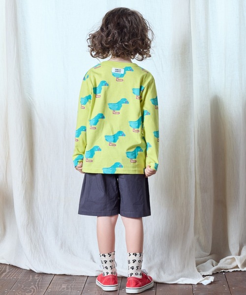 HOGAN RANCH WEAR（ホーガンランチウエア）の「ソウガラナガソデロンT（Tシャツ/カットソー・キッズ・イエロー/チャコール/ベージュ/レッド/ピンク/ブラック/アイボリー/エメラルド/オフホワイト/グレー・70/80/90/95/100/110/120/130/140/150）」の21枚目の写真