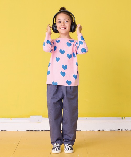 HOGAN RANCH WEAR（ホーガンランチウエア）の「ソウガラナガソデロンT（Tシャツ/カットソー・キッズ・イエロー/チャコール/ベージュ/レッド/ピンク/ブラック/アイボリー/エメラルド/オフホワイト/グレー・70/80/90/95/100/110/120/130/140/150）」の14枚目の写真