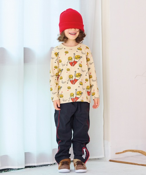 HOGAN RANCH WEAR（ホーガンランチウエア）の「ソウガラナガソデロンT（Tシャツ/カットソー・キッズ・イエロー/チャコール/ベージュ/レッド/ピンク/ブラック/アイボリー/エメラルド/オフホワイト/グレー・70/80/90/95/100/110/120/130/140/150）」の17枚目の写真