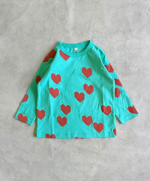 HOGAN RANCH WEAR（ホーガンランチウエア）の「ソウガラナガソデロンT（Tシャツ/カットソー・キッズ・イエロー/チャコール/ベージュ/レッド/ピンク/ブラック/アイボリー/エメラルド/オフホワイト/グレー・70/80/90/95/100/110/120/130/140/150）」の22枚目の写真