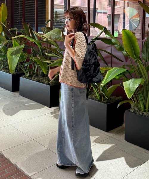 デニムロングスカート / denim long skirt（デニムスカート