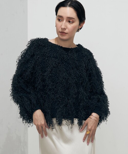 Laraaji(ララージ)の「カットジャガードプルオーバーニット(ニット/セーター・レディース・オフホワイト/ブラック・38)」の20枚目の写真