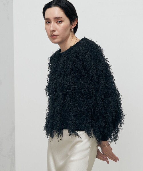 Laraaji(ララージ)の「カットジャガードプルオーバーニット(ニット/セーター・レディース・オフホワイト/ブラック・38)」の22枚目の写真