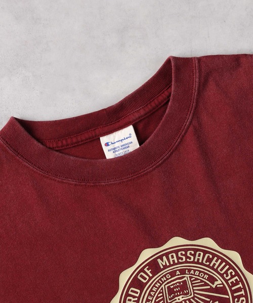 Champion（チャンピオン）の「【Champion】フェードプリントＴシャツ（Tシャツ/カットソー・メンズ・グリーン/レンガ/ブラック/ホワイト/ネイビー・M/L/XL）」の14枚目の写真