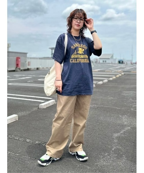 Champion（チャンピオン）の「【Champion】フェードプリントＴシャツ（Tシャツ/カットソー・メンズ・グリーン/レンガ/ブラック/ホワイト/ネイビー・M/L/XL）」の21枚目の写真