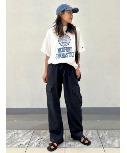 Champion（チャンピオン）の「【Champion】フェードプリントＴシャツ（Tシャツ/カットソー・メンズ・グリーン/レンガ/ブラック/ホワイト/ネイビー・M/L/XL）」の20枚目の写真