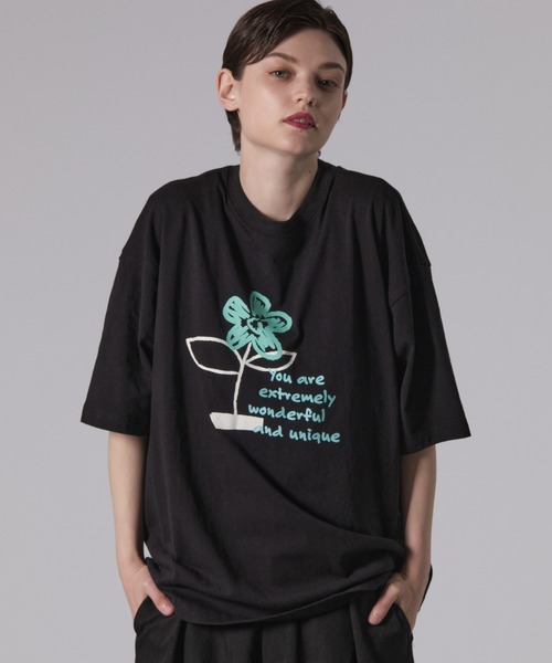 FLOWER LOGO T-SHIRT / フラワーロゴTシャツ（Tシャツ