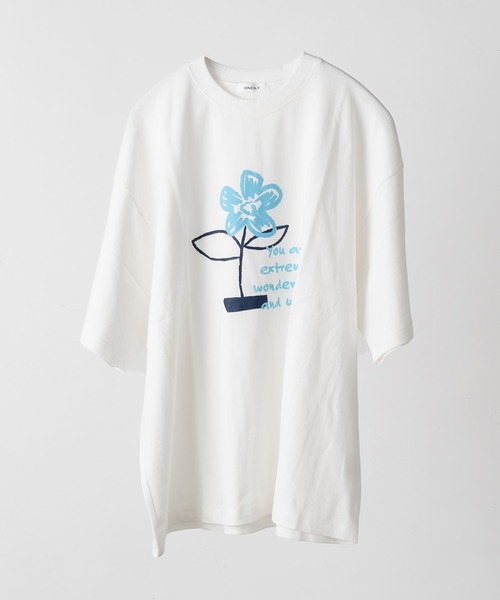 Flower Motif T-shirt/フラワーモチーフＴシャツ MAISON SPECIAL（メゾンスペシャル）の「Flower Motif T-shirt