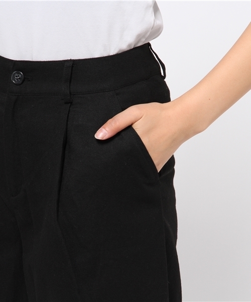 Discoat Parisien（ディスコートパリシアン）の「起毛ガウチョパンツ（その他パンツ・レディース・チャコールグレー/ネイビー/ブラック・MEDIUM/LARGE/SMALL）」の10枚目の写真