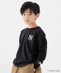 MLB ロゴ 長袖Tシャツ