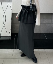 y/m by misato | ヘザーエステルツイルマルチWAYスカート(スカート)