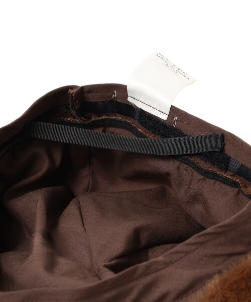 BEAMS mini（ビームスミニ）の「フェイクファー ポンポン ベレー 2024FW（ハンチング/ベレー帽・キッズ・ブラウン/オフホワイト/ブラウン系その他4・ONE SIZE）」の17枚目の写真