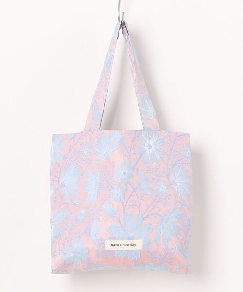 TONE SELECT GOODS（トーンセレクトグッズ）の「Liaa/花柄 ミニトートバッグ A18425（トートバッグ・レディース・グリーン系1/グリーン系3/ブルー/ライトブルー/グリーン系2/ピンク・FREE）」の17枚目の写真