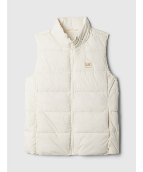 GAP（ギャップ）の「コールドコントロール パファーベスト（ダウンベスト・レディース・カーキ/ブラック/アイボリー・XS/S/M/L/XXS）」の19枚目の写真