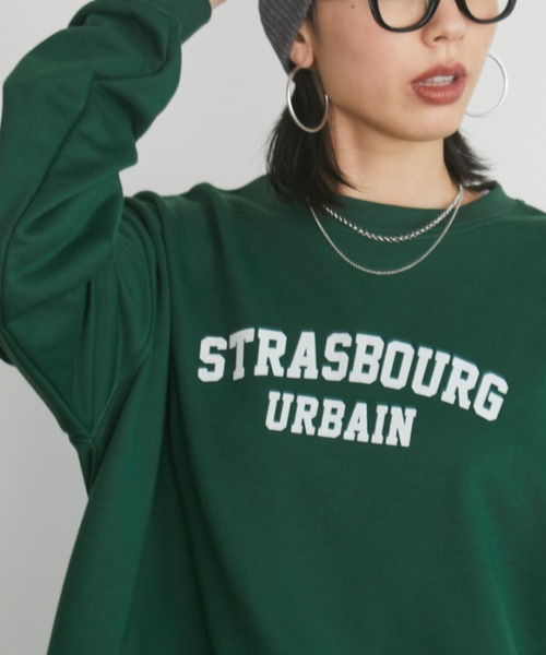 Auntie Rosa Holiday（アンティローザホリデー）の「アソートカレッジプリントスウェット（スウェット・レディース・ナチュラル/ネイビー/グリーン/ライトグレー・FREE）」の19枚目の写真