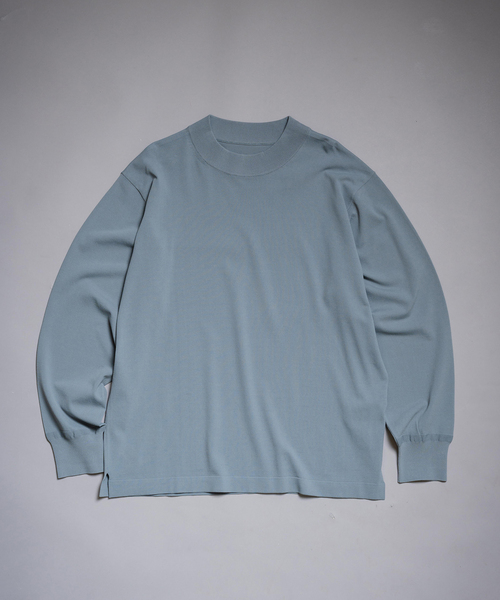 EDIFICE（エディフィス）の「”MULTI FUNCTION” モックネックニット（ニット/セーター・メンズ・チャコールグレー/ブラック/ベージュ/ネイビー/サックスブルー・SMALL/MEDIUM/LARGE）」の11枚目の写真