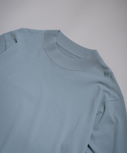 EDIFICE（エディフィス）の「”MULTI FUNCTION” モックネックニット（ニット/セーター・メンズ・チャコールグレー/ブラック/ベージュ/ネイビー/サックスブルー・SMALL/MEDIUM/LARGE）」の12枚目の写真