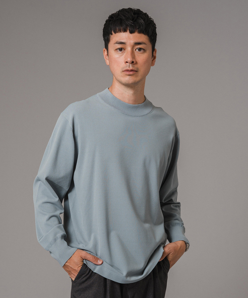 EDIFICE（エディフィス）の「”MULTI FUNCTION” モックネックニット（ニット/セーター・メンズ・チャコールグレー/ブラック/ベージュ/ネイビー/サックスブルー・SMALL/MEDIUM/LARGE）」の21枚目の写真