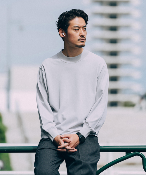 セール】”MULTI FUNCTION” モックネックニット（ニット/セーター