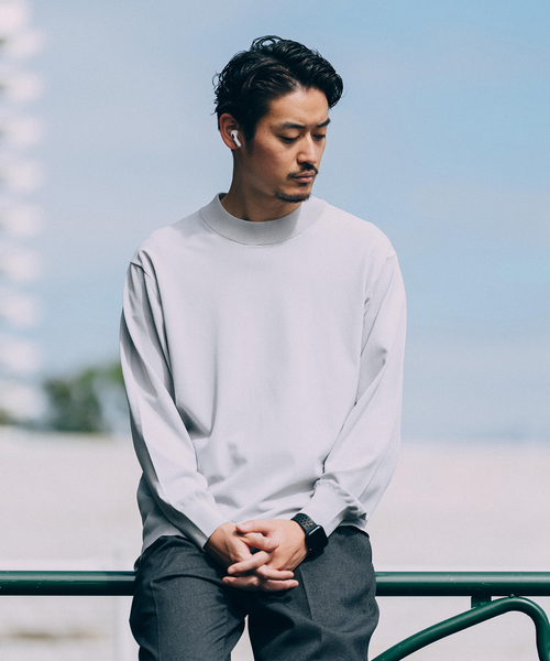 セール】”MULTI FUNCTION” モックネックニット（ニット/セーター