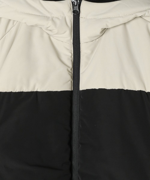 GLOBAL WORK(グローバルワーク)の「ライトウォームスマートブルゾン/115704(ブルゾン・キッズ・カーキ/ブラック/ベージュ×ブラック・120cm/130cm/140cm/150cm/160cm/170cm)」の7枚目の写真