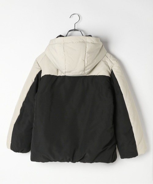 GLOBAL WORK(グローバルワーク)の「ライトウォームスマートブルゾン/115704(ブルゾン・キッズ・カーキ/ブラック/ベージュ×ブラック・120cm/130cm/140cm/150cm/160cm/170cm)」の5枚目の写真