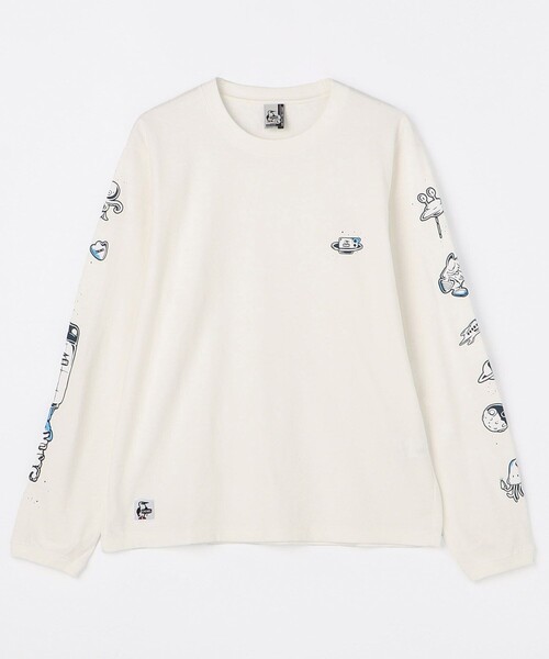 限定展開 CHUMS/チャムス スペースアドベンチャーブラッシュドロングスリーブTシャツ / Space Adventure Brushed L/S T-Shirt / CH01-2454（Tシャツ/カットソー）｜FREAK'S STORE（フリークスストア）