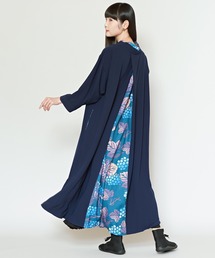 【倭物やカヤ】四季 冬装い八掛ワンピース