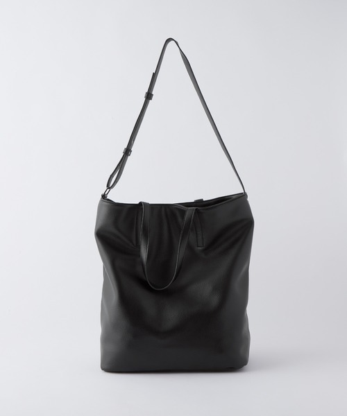 MONO-MART（モノマート）の「マルチWAYビッグショルダートートバッグ（トートバッグ・レディース・ブラック・FREE）」の20枚目の写真